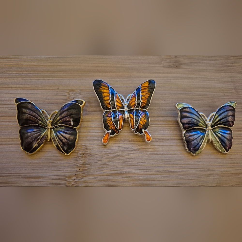 Colorful Butterfly Brooch
